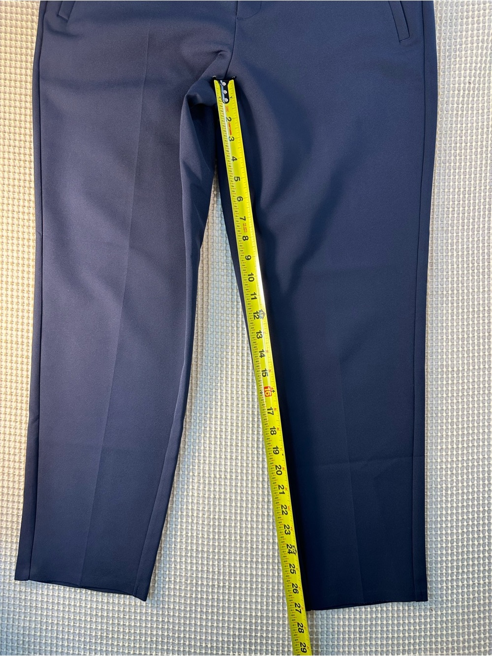 Athleta Endless High Rise Pant Navy Pull-On Stretch Slim Ankle Trouser Size 8 - Picture 8 of 9